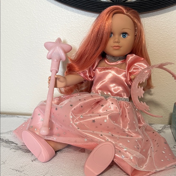 Pink Princess Doll with Wand - Picture 4 of 4